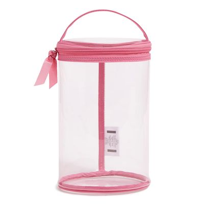 Vera Bradley Clear Toiletry &amp; Accessories Organizer Bag, Ibis Rose