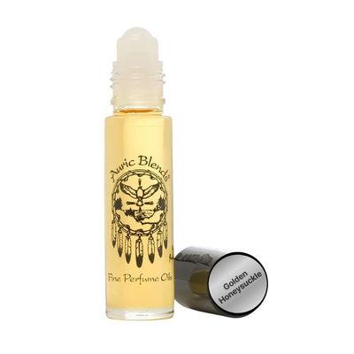 Auric Blends Golden Honeysuckle Roll-on Perfume Oil | Alcohol Free, Vegan, Cruelty Free, Made in USA | 0.33 Fl. Oz