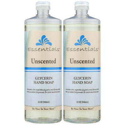 Essentials Glycerin Liquid Hand Soap, 32-Fluid Ounce, Pack of 2