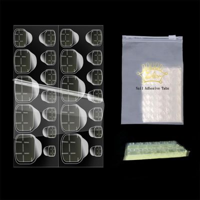 Ivtor Invisible Adhesive Tabs, Waterproof Nail Sticker, Jelly Double-Sided Adhesive for Press On Nails, 10 Sheets 240PCS Nail Glue for Toenail