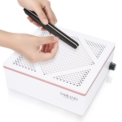 SAVILAND Nail Dust Collector: Super Quiet Dust Collector Machine Reusable Filter &amp; Powerful 60W Nail Vacuum Cleaner Fan Electric Manicure Tool for Acrylic Nails Builder Extension Hard Nails Low Noise