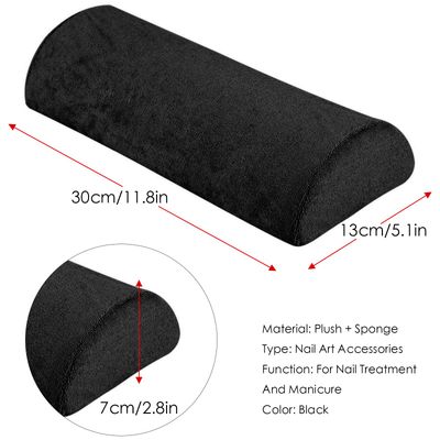 Watris Veiyi Soft Sponge Manicure Nail Hand Rest Cushion, Nail Art Table Holder Pad, Arm Rest Pillow for Ladies Girls Manicure, Detachable Washable Nail Salon Accessories Tools