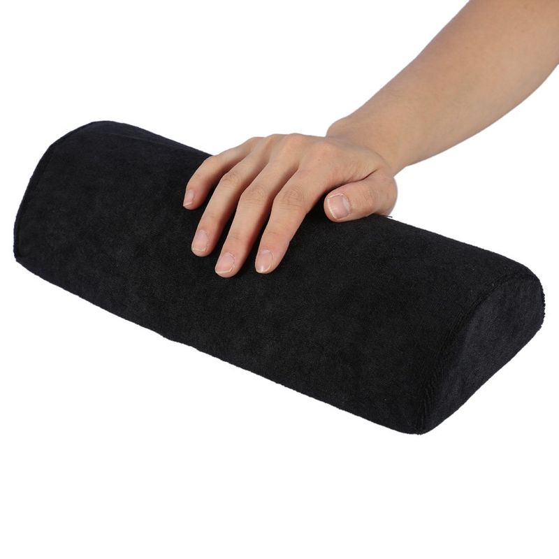 Watris Veiyi Soft Sponge Manicure Nail Hand Rest Cushion, Nail Art Table Holder Pad, Arm Rest Pillow for Ladies Girls Manicure, Detachable Washable Nail Salon Accessories Tools