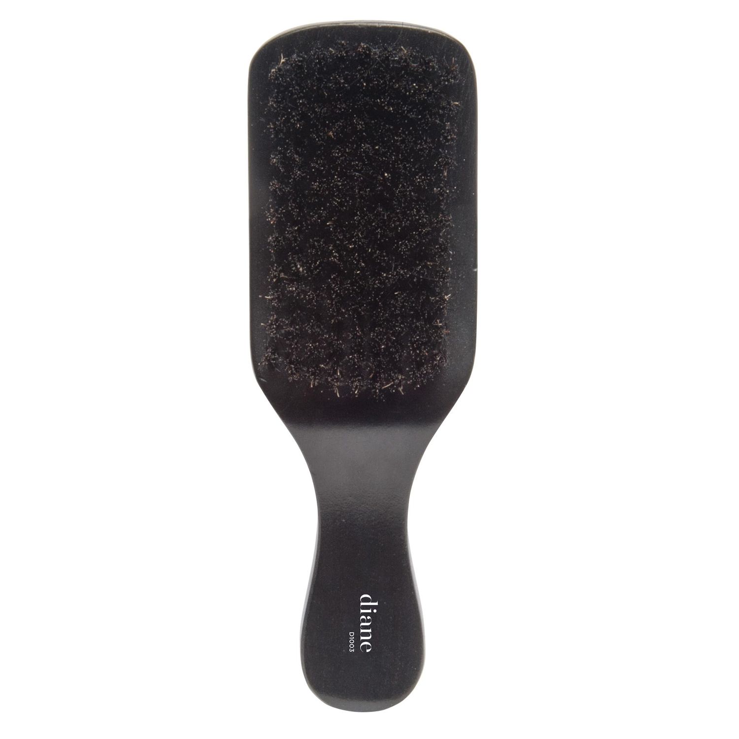 Diane 100 Boar Bristle Curved Club Wave Brush for Men and Women - Soft Bristles for Fine to Medium Hair - Use for Detangling, Smoothing, Wave Styles, Soft on Scalp, Restore Shine and Texture