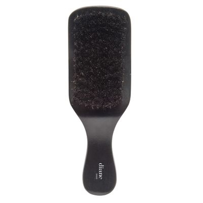 Diane 100 Boar Bristle Curved Club Wave Brush for Men and Women - Soft Bristles for Fine to Medium Hair - Use for Detangling, Smoothing, Wave Styles, Soft on Scalp, Restore Shine and Texture