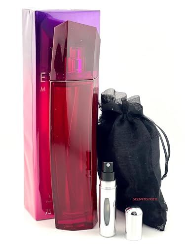 Bundle- Magnetism Perfume for Women 2.5 EDP by E.s.c.a.d - Eau De Parfum with Organza Bag &amp; Mini Refillable Atomiser