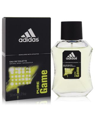 Adidas Pure Game Eau de Toilette Spray for Men, 1.7 Ounce