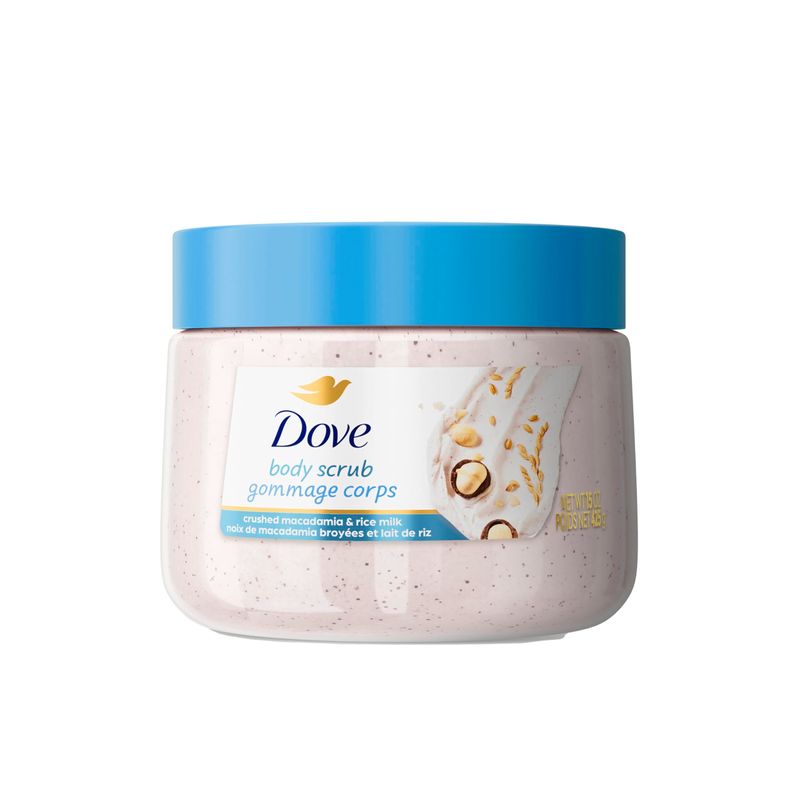 Dove Scrub Macadamia Rice Milk 15 Oz