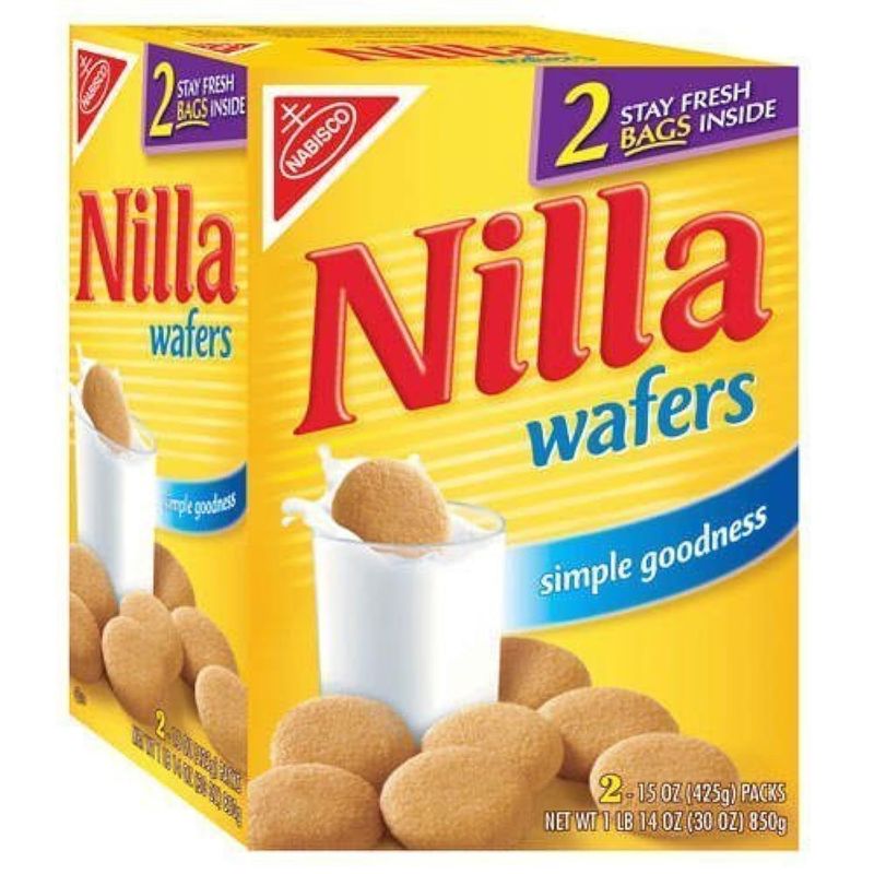 Nabisco Nilla Wafers 30 oz - Two 15 oz pck boxPack of 2