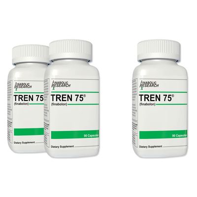 Anabolic Research Tren 75 - (Testosterone Enhancement) - Muscle Hardening &amp; Power - 3 Month Supply
