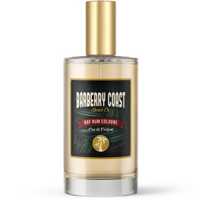 Bay Rum Eau de Parfum EdP Cologne for men by Barberry Coast - Crafted with Authentic Bay Oils from Dominica in the Caribbean Islands - Natural and Pure Ingredients