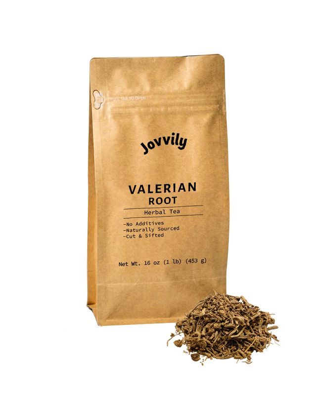 Jovvily Valerian Root - 1 lb - Cut &amp; Sifted - Herbal Tea - No Fillers Or Additives