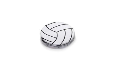 Tandem Sport Volleyball Compact Mirror - Double Sided Mini Pocket Mirror for Girls - Gifts for Volleyball Players - Volleyball Party Favors