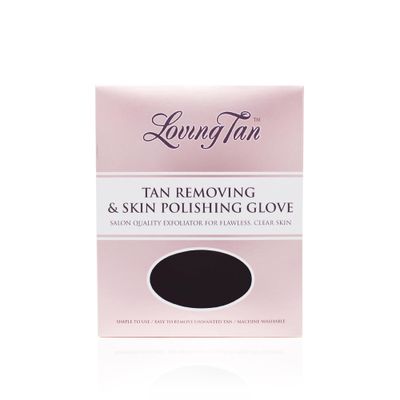 Loving Tan Reusable Self Tanner Removing &amp; Skin Polishing Glove, Exfoliating With Light &amp; Heavy Options, Washable &amp; Durable Design, Suited for All Skin Types - 1 ct.