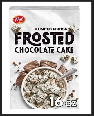 Post Frosted Chocolate Cake Cereal - 16 Oz Pack of 2
