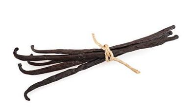 5 Organic Madagascar Vanilla Beans. Whole Grade A Vanilla Pods for Vanilla Extract and Baking