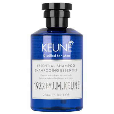 1922 by J.M. Keune Essential Shampoo, Multi-Use Cleanser, Beard Wash Body Wash for Men, 8.5 Fl Oz