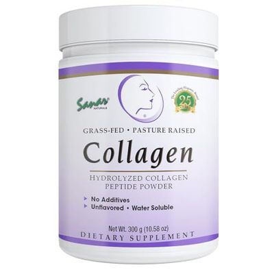 Sanar Naturals Collagen Peptides Powder - for Hair, Nail, Skin, Joint, and Bone Health - Hydrolyzed Collagen for Women &amp; Men, Easy to Mix Collagen Protein Supplement, Unflavored, 10.58 oz