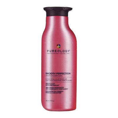 Pureology Smooth Perfection Shampoo | For Frizzy, Color-Treated Hair | Smooths Hair &amp; Controls Frizz | Sulfate-Free | Vegan | Updated Packaging | 9 Fl. Oz. |