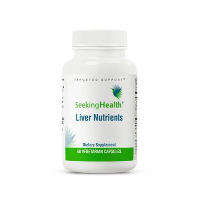Seeking Health Liver Nutrients - Health Supplement for Glutathione Production Support - Liver Cell Function Support with Milk Thistle, Alpha-Lipoic Acid &amp; N-Acetyl-L-Cysteine - 60 Capsules