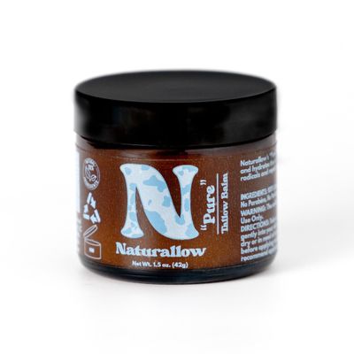 Naturallow Grass Fed &amp; Finished Tallow Skincare - Fragrance-Free Tallow Moisturizer &amp; Skin Care - Tallow Balm For Dry Skin - Unscented Tallow Balm - Multi-Purpose Tallow Balm