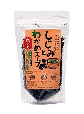 Miyazaki Low calorie!! Instant soup base (clam,Kelp,Seaweed,Leek,Kagome kelp,Seaweed stem,Mekabu) 2.6 oz Just pour hot water to complete (Clam)