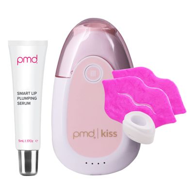 PMD Kiss Lip Plumping System - Smart Anti-Aging Lip Plumping Treatment - Pulsating Vacuum Technology for Fuller, More Youthful Lips