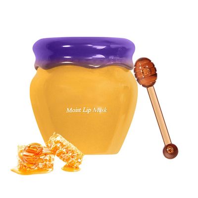 Tiejdhr Honey Lip Mask Overnight, Fade Lip Lines Bee Lip Balm, Honey| Day Repair Lip Sleeping Masks, Natural Lip Enhancer Care Serum Hydrating &amp; Prevention Dry Lip (Pack of 1)