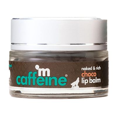 mCaffeine Choco Lip Balm - Hydrating with SPF 20 - Cocoa Butter for Dryness Relief - Vitamin E Nourishes and Protects Lips - 0.4 oz