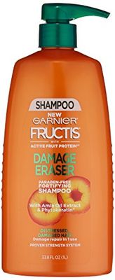 Garnier Fructis Damage Eraser Shampoo, Distressed, Damaged Hair, 33.8 fl. oz.