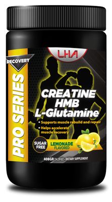 LHA Pro Series Recovery Creatine HMB L-Glutamine is a Powerful Recovery Formula Designed to Accelerate Muscle Repair and Support Lean Muscle Growth After Intense Workouts.