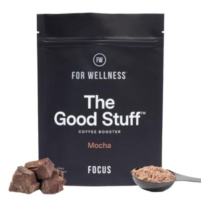 For Wellness The Good Stuff Focus Blend (30 Servings Pouch), Non-Dairy Coffee Supplement - Stimulates Cognitive Function &amp; Mental Clarity