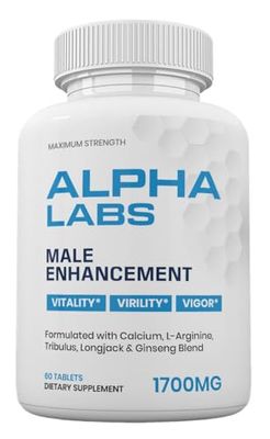 Zonata Official Alpha Labs Dietary Supplement for Male, Natural Formula to Sustain Energy &amp; Performance Levels, Alphalabs Best Reviews (60 Tablets)