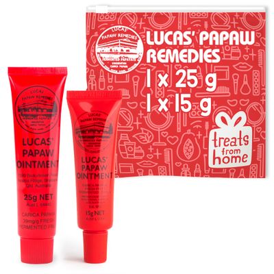 Lucas Pawpaw Lip Ointment, Lucas Pawpaw Cream, Lucas Pawpaw Ointment for Lips &amp; Dry Skin (15g 25g)
