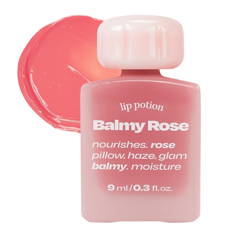 alternativestereo Lip Potion Balmy Rose | Creamy, Hydrating, Rosy Lip Tint with a Subtle Glow | 0.3 Oz (No.4 Honey Coral)