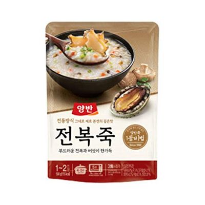 Dongwon Korean Porridge Pouch(420g): | 2, Abalone, 2 Pouches