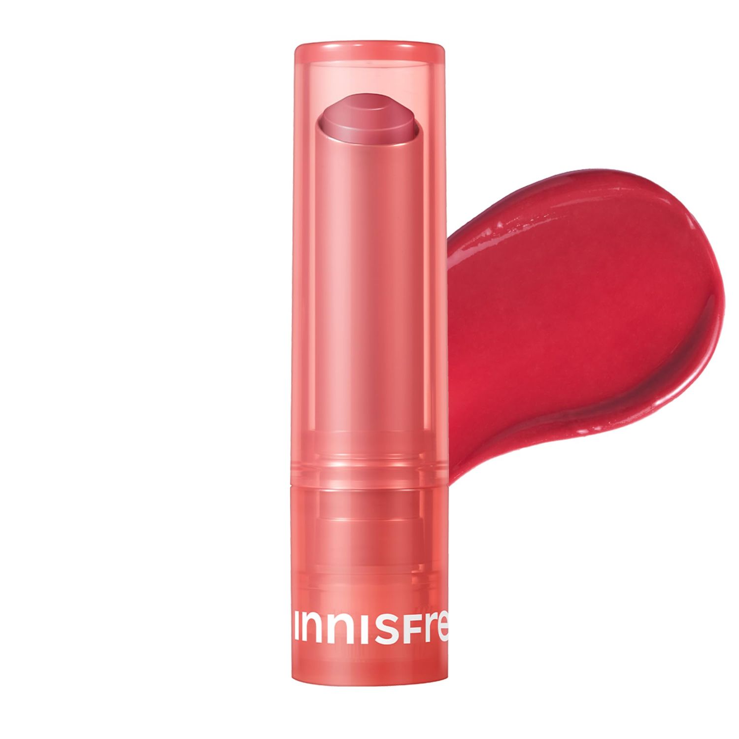 innisfree Dewy Tint Lip Balm with Hyaluronic Acid &amp; Ceramides, Korean Hydrating Tinted Balm, Rose Brick Shade