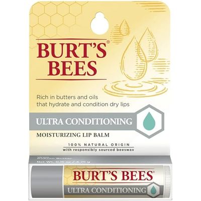 Burt&#39;s Bees Lip Balm, Ultra Conditioning with Kokum Butter, 0.15 oz (Pack of 6)
