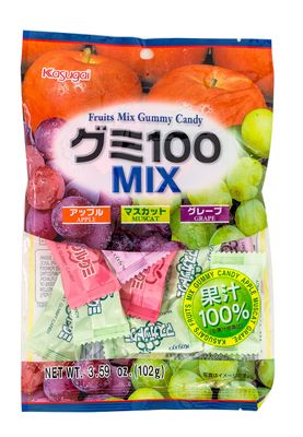 Kasugai Gummy Mix, 3.59 -Ounce Units (Pack of 12)