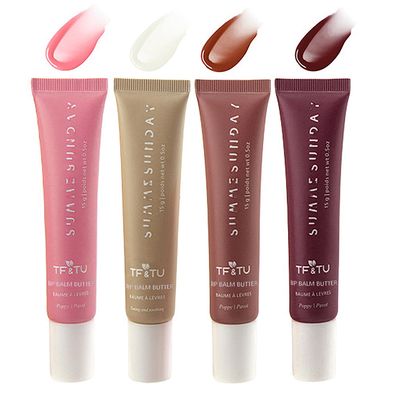 4 Colors Summer Lip Balm Butter, Instant Moisture and Hydration Lip Gloss, Long-lasting Hydrating Non-Sticky Tinted Lip Balm,Soften Dry Lips and Lip Care