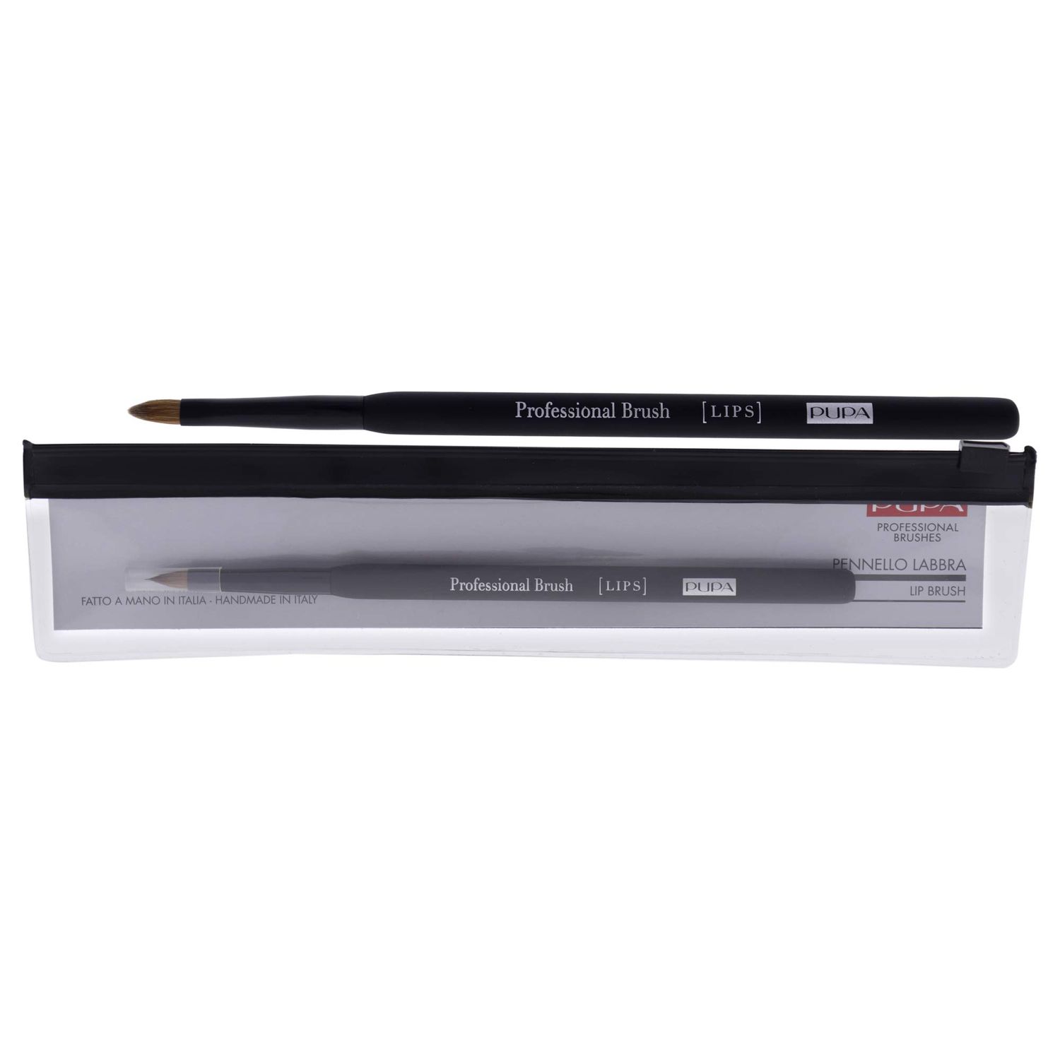 PUPA Milano Lip Brush - Made With Flexible Synthetic Fibers - Seamlessly Blends Out Lip Liner To Create Clean Lines - Ideal For Flawless Application Of Lipsticks And Lip Glosses - 1 Pc