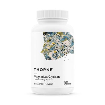 THORNE - Magnesium Glycinate - Support Restful Sleep, Muscle Relaxation, Heart Health, and Metabolism - Chelated Magnesium Capsules - 90 Servings