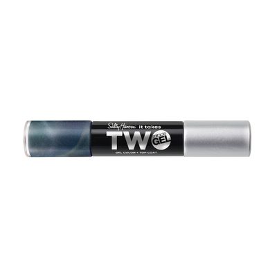 Miracle Gel It Take Two - 972 Faerie Green by Sally Hansen for Women - 2 Pc 0.12oz Nail Polish, 0.12oz Top Coat