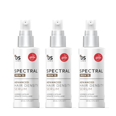 DS Labs Spectral Men&#39;s Formally Spectral.DNC-N - Hair Density Serum, Strengthening, Thickening, Minimize Shedding, Color Safe, 60mL, Packaging May Vary, (Pack of 3)