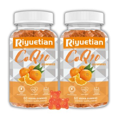 Riyuetian Extra Strength ubiquinol CoQ10 Supplements for Women &amp; Men - 3X Better Absorption Coenzyme Q10 Supplements for Heart Health - Orange Flavored -Cellular Energy &amp; Antioxidant - Vegan - 2 Pack