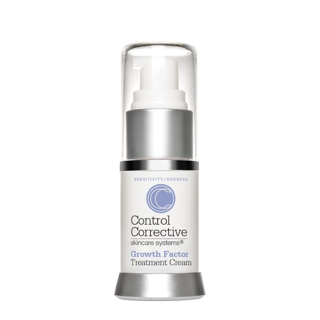 CONTROL CORRECTIVE Growth Factor Treatment Cream, 0.5 Oz - An Elegant Facial Cream For Calming Down Skin After Peels, Microdermabrasion Or Retinol Usage, Diminishes Visible Scars, Soothes Irritation