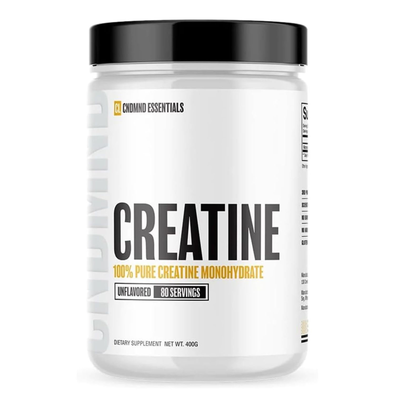 Condemned Labz 100 Pure Creatine Monohydrate | Micronized for Rapid Absorption | Strength, Endurance, Recovery | No Fillers or Additives | Keto | 80 Servings (Unflavored)