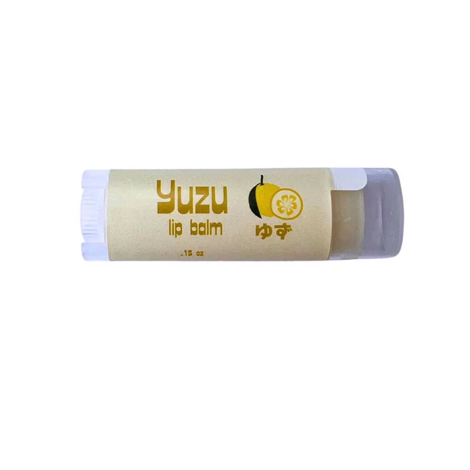 Yuzu Citrus Lip Balm - with Shea Butter, Castor Oil, Sunflower Oil, Vitamin E - Handcrafted in Small Batches