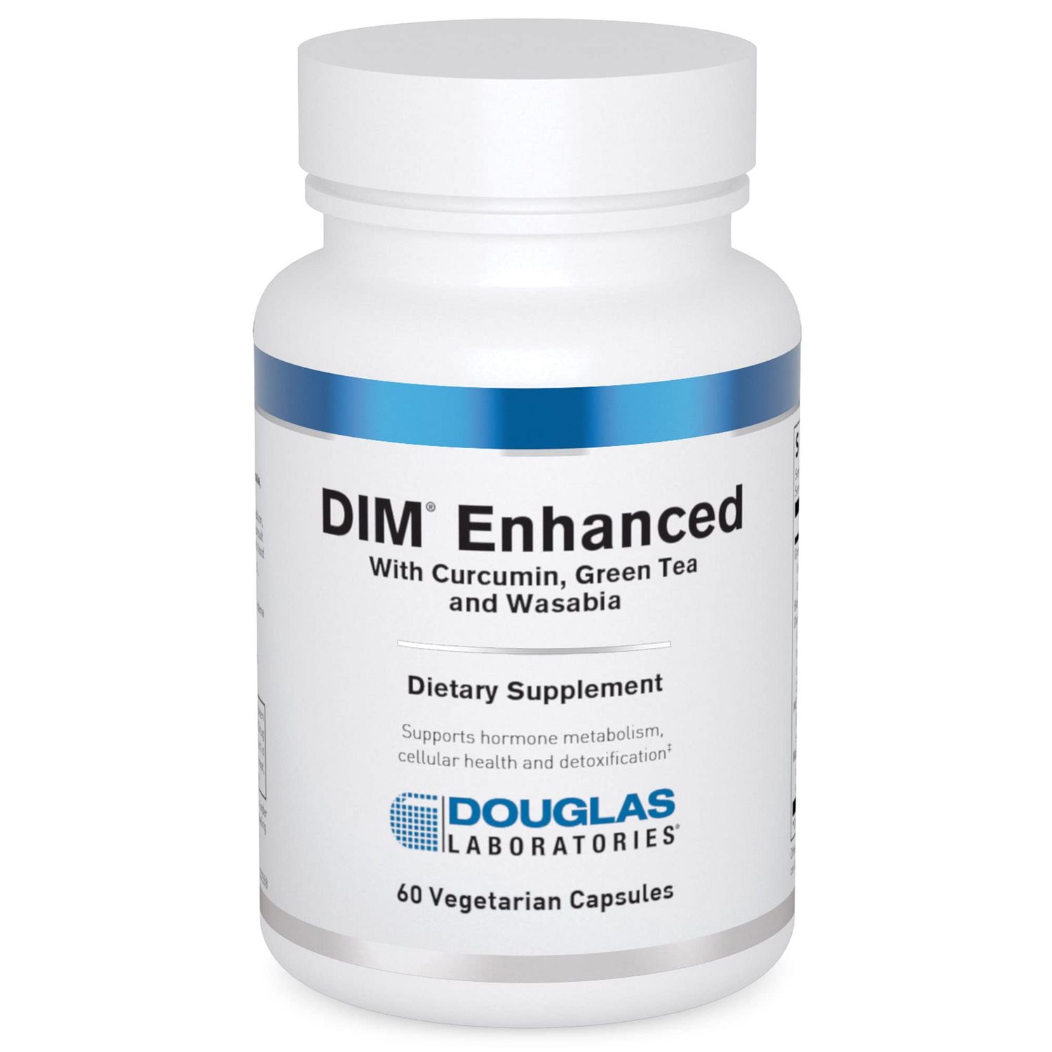 Douglas Laboratories DIM Enhanced - Supports Hormone Balance, Cellular Health &amp; Detox - With Antioxidants, Green Tea Extract &amp; Wasabia - 60 Vegetarian Capsules