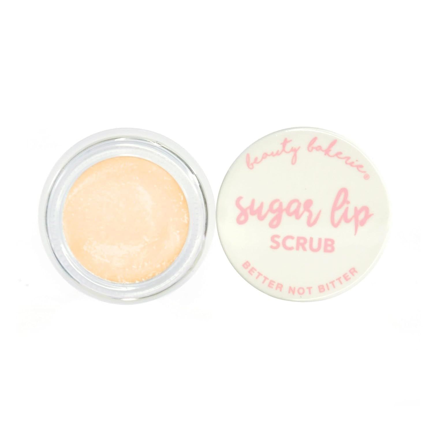 Beauty Bakerie Sugar Lip Scrub Exfoliator &amp; Moisturizer, Lip Scrubber Exfoliator &amp; Hydrator, Moisturizing Treatment Care &amp; Plumper, Peach